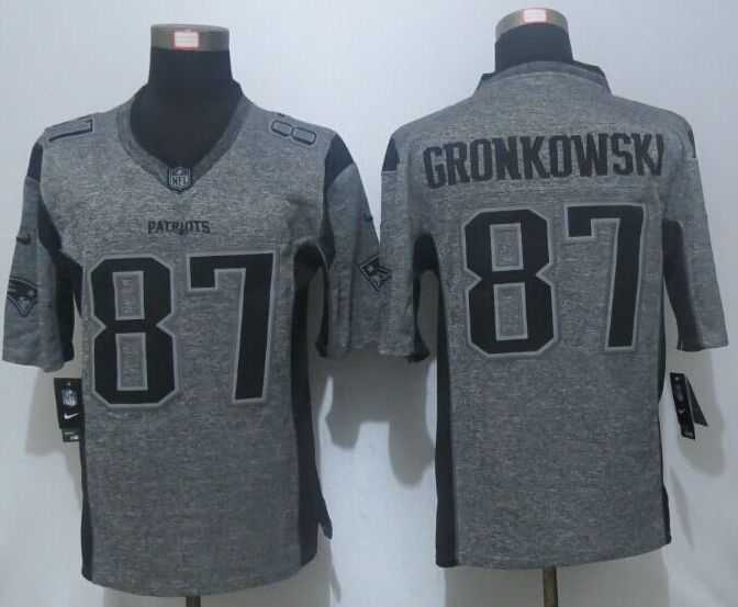 Nike Limited New England Patriots #87 Gronkowski Men's Stitched Gridiron Gray Jerseys,We sell and wholesale Nike Limited New England Patriots #87 Gronkowski Men's Stitched Gridiron Gray Jerseys on line form chian!